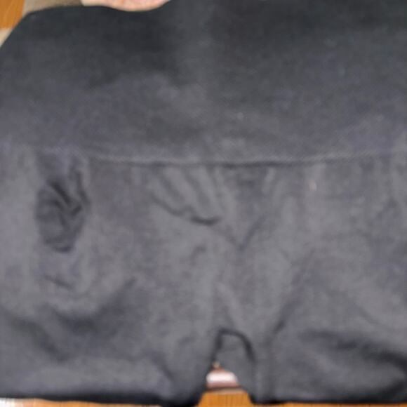 Assets by Spanx Black Leggings NWOT Textured Waistband Woman’s Large - Picture 5 of 6